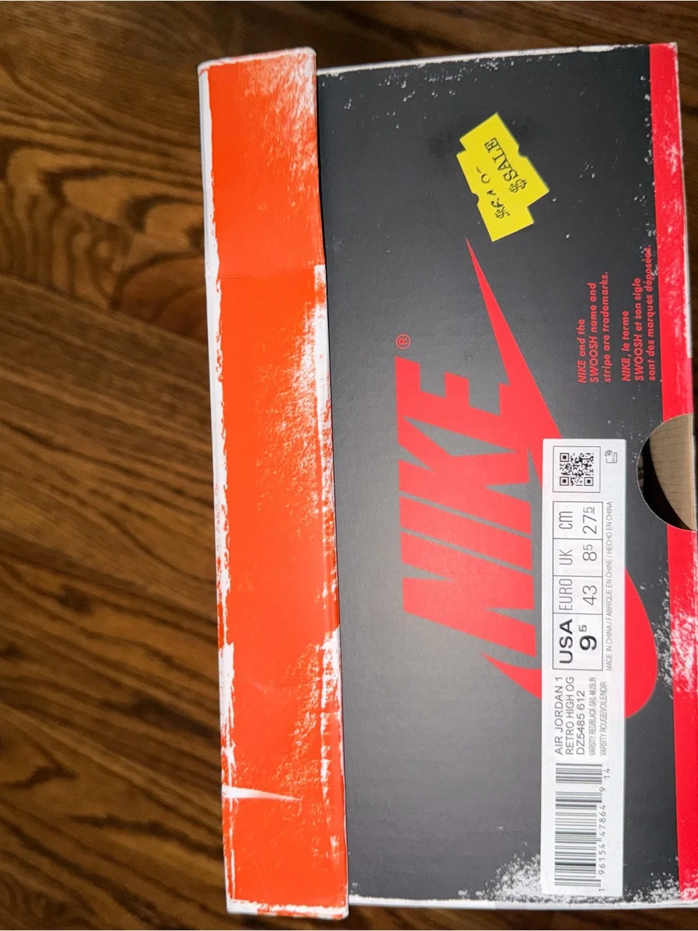 Nike Air Jordan 1 Lost and Found Men 9.5